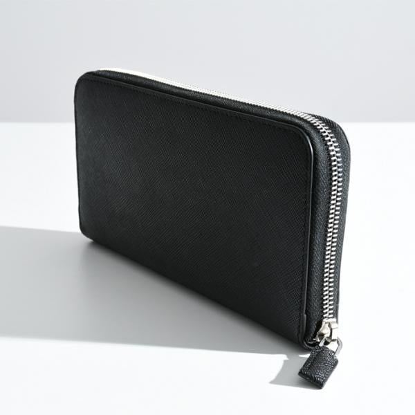 PRADA SAFFIANO レザー ジップアラウンド財布