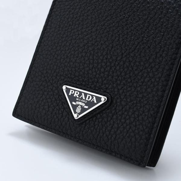 PRADA プラダ コインパース付きレザーウォレット