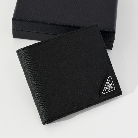 PRADA SAFFIANO トライアングルロゴ 2つ折り財布