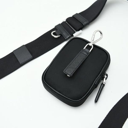 PRADA Re-Nylon サフィアーノレザーショルダーバッグ