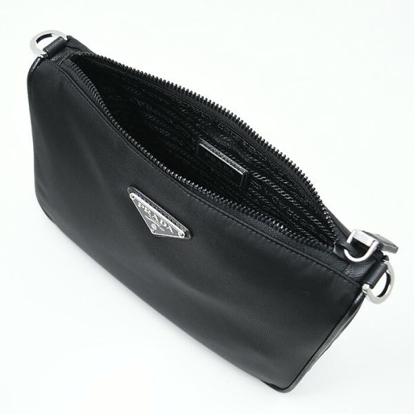 PRADA Re-Nylon サフィアーノレザーショルダーバッグ