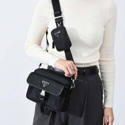 PRADA Re-Nylon ロゴショルダーバッグ
