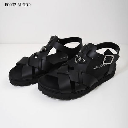 PRADA プラダ ラバー クロスサンダル