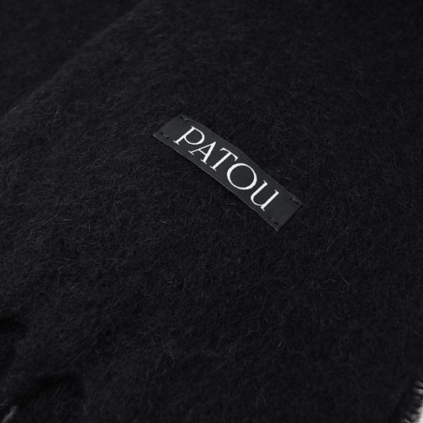 PATOU パトゥ アルパカ ウールブレンド ロングフリンジ スカーフ