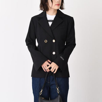 PATOU パトゥ サステナブルテクニカルウール ベルト テーラードジャケット