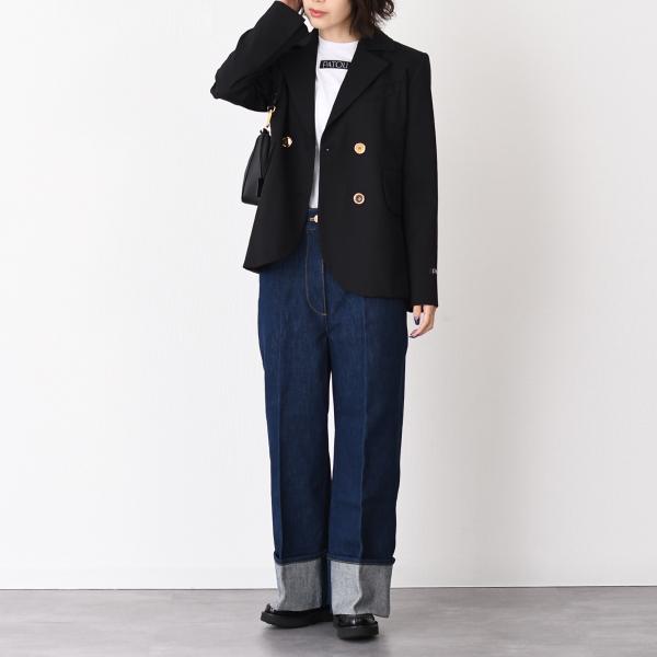 PATOU パトゥ サステナブルテクニカルウール ベルト テーラードジャケット