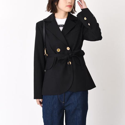 PATOU パトゥ サステナブルテクニカルウール ベルト テーラードジャケット