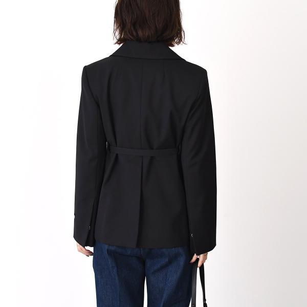 PATOU パトゥ サステナブルテクニカルウール ベルト テーラードジャケット