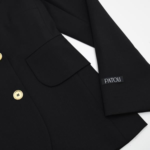 PATOU パトゥ サステナブルテクニカルウール ベルト テーラードジャケット