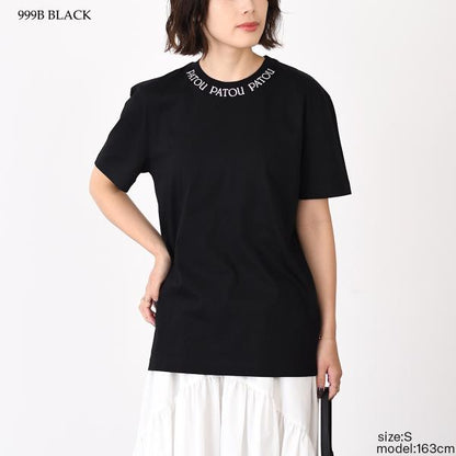 PATOU パトゥ オーガニックコットン パトゥロゴ エンブロイダリーTシャツ
