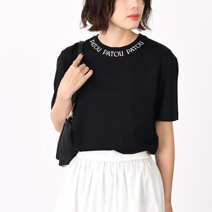PATOU パトゥ オーガニックコットン パトゥロゴ エンブロイダリーTシャツ