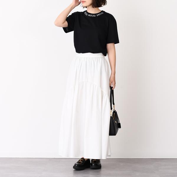 PATOU パトゥ オーガニックコットン パトゥロゴ エンブロイダリーTシャツ