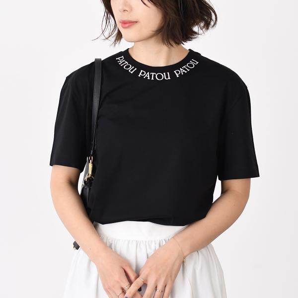 PATOU パトゥ オーガニックコットン パトゥロゴ エンブロイダリーTシャツ