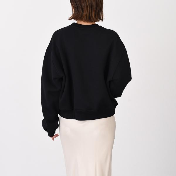 PATOU パトゥ オーガニックコットンフリース ビニルパトゥロゴ＆JPモノグラム スウェットシャツ