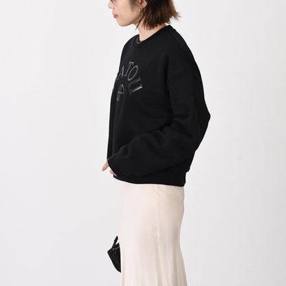 PATOU パトゥ オーガニックコットンフリース ビニルパトゥロゴ＆JPモノグラム スウェットシャツ