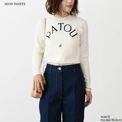 PATOU Wool Blend Logo Top 