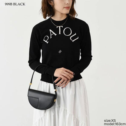 PATOU Wool Blend Logo Top 
