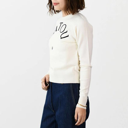 PATOU Wool Blend Logo Top 