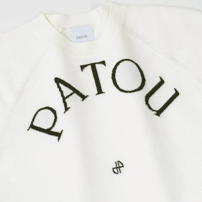 PATOU Wool Blend Logo Top 