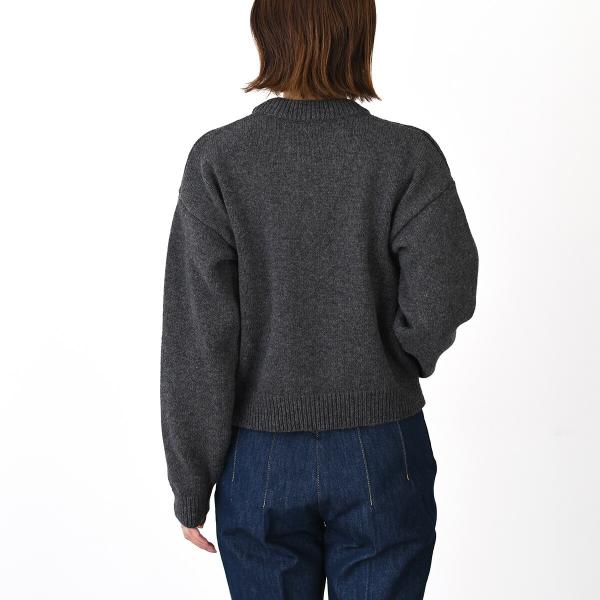 PATOU パトゥ ウール＆カシミア パトゥロゴ＆JPモノグラム インターシャ セーター