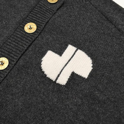 PATOU パトゥ ウール＆カシミヤ JP インターシャカーディガン