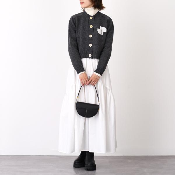 PATOU パトゥ ウール＆カシミヤ JP インターシャカーディガン