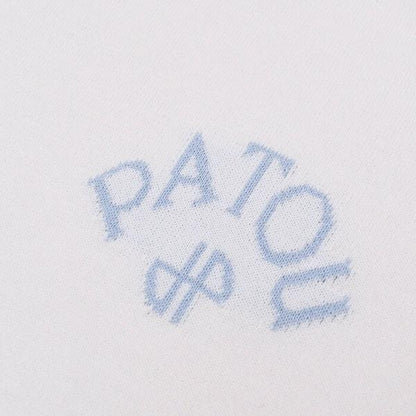 PATOU 파투 오가닉 코튼 &amp; 폴리 에스테르 보우 컬러 스웨터 