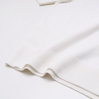 PATOU パトゥ オーガニックコットン＆ポリエステル ボウ カラー セーター