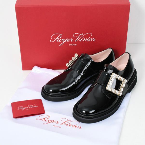 Roger Vivier ヴィヴ レンジャー パテントレザーシューズ
