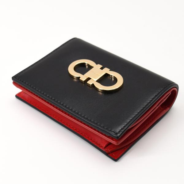 FERRAGAMO フェラガモ ガンチーニ 二つ折り財布