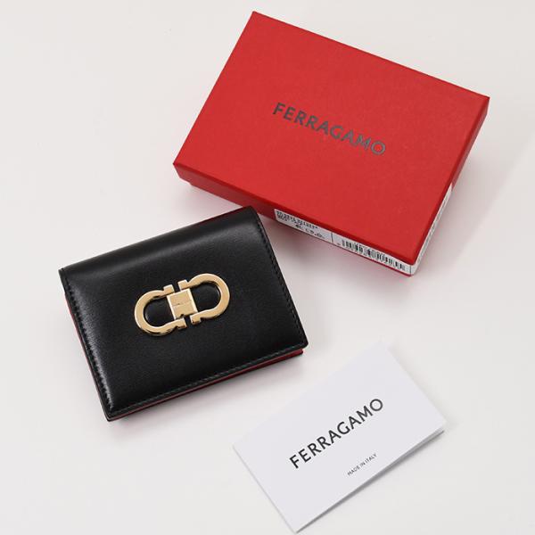 FERRAGAMO フェラガモ ガンチーニ 二つ折り財布