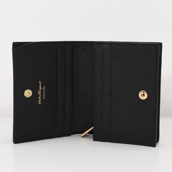 Salvatore Ferragamo ヴァラリボン コンパクト2つ折り財布