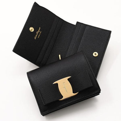 Salvatore Ferragamo ヴァラリボン コンパクト2つ折り財布
