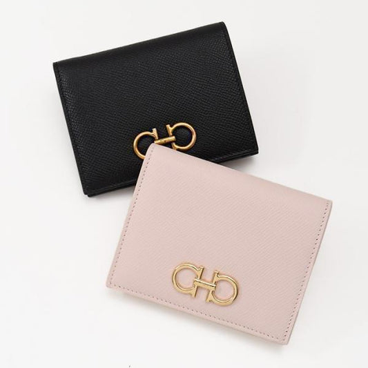 Salvatore Ferragamo ダブルガンチーニコンパクト財布