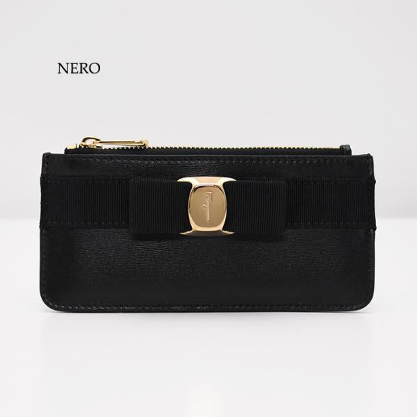 FERRAGAMO フェラガモ ヴァラリボン カードスロット付きコインケース