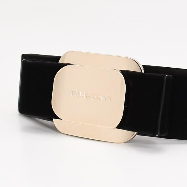 FERRAGAMO フェラガモ レザー リボンバレッタ