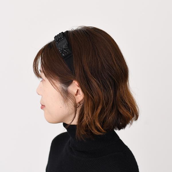 FERRAGAMO Vara Ribbon Headband with Crystals 