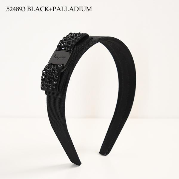 FERRAGAMO Vara Ribbon Headband with Crystals 