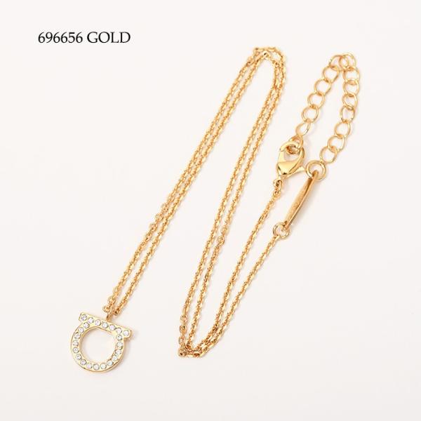 FERRAGAMO 간치니 크리스탈 목걸이 