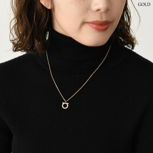 FERRAGAMO Gancini crystal necklace 