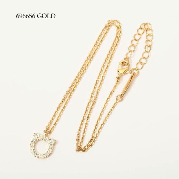 FERRAGAMO Gancini crystal necklace 