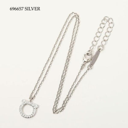 FERRAGAMO Gancini crystal necklace 
