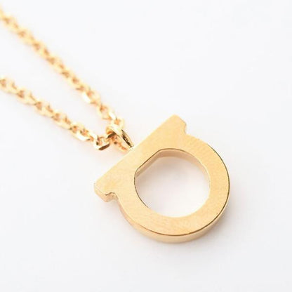 FERRAGAMO Gancini crystal necklace 