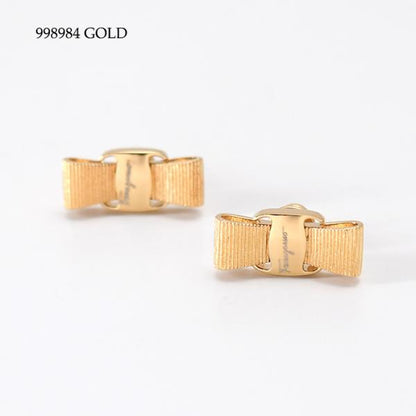 FERRAGAMO フェラガモ ヴァラ・リボン ピアス