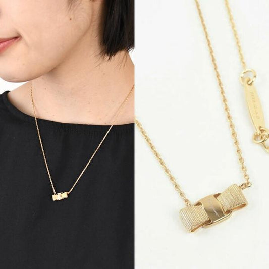 FERRAGAMO 발라 리본 목걸이 