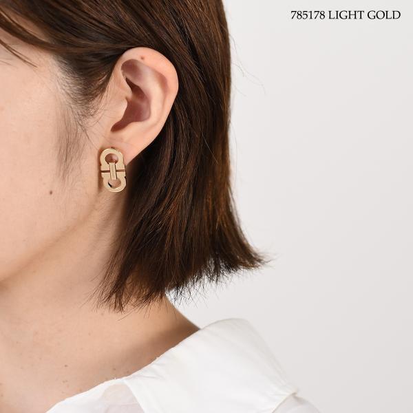 FERRAGAMO フェラガモ ダブル・ガンチーニ ピアス