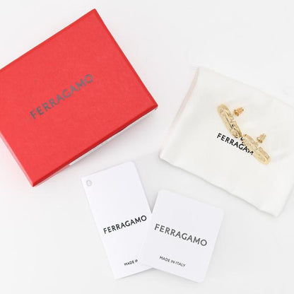 FERRAGAMO フェラガモ ダブル・ガンチーニ ピアス