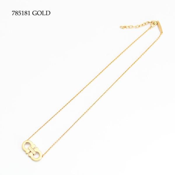 FERRAGAMO フェラガモ ダブル・ガンチーニ ネックレス