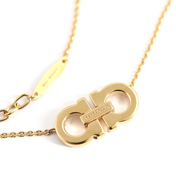 FERRAGAMO フェラガモ ダブル・ガンチーニ ネックレス