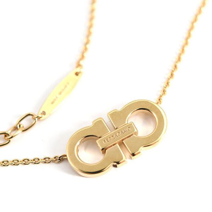 FERRAGAMO フェラガモ ダブル・ガンチーニ ネックレス